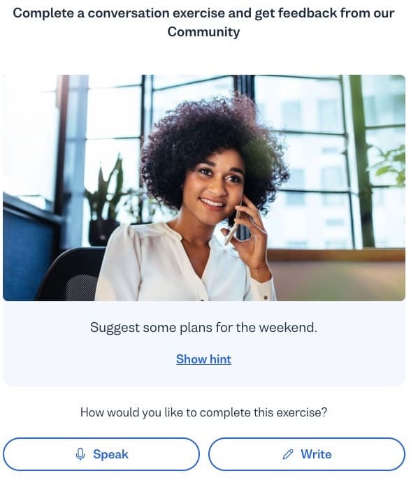 english conversations busuu