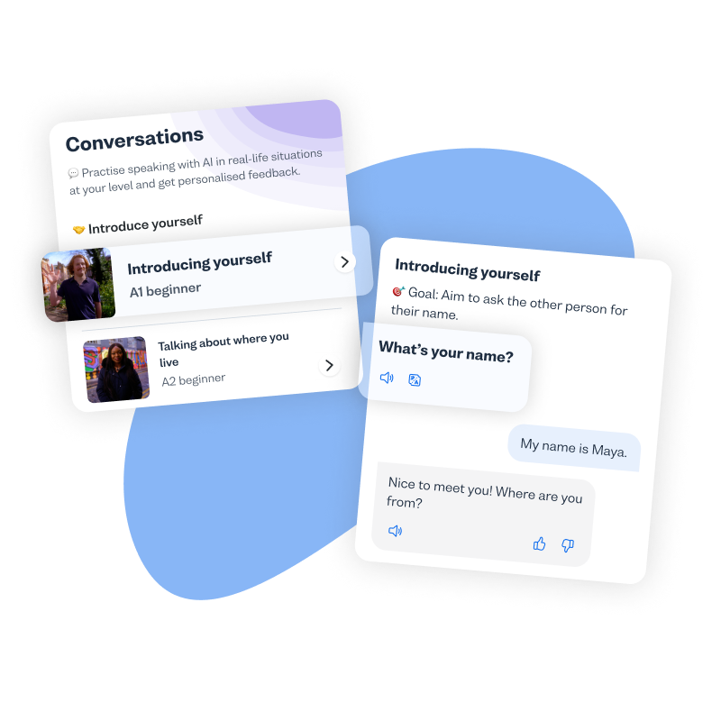 Speak fluently with Busuu Conversations